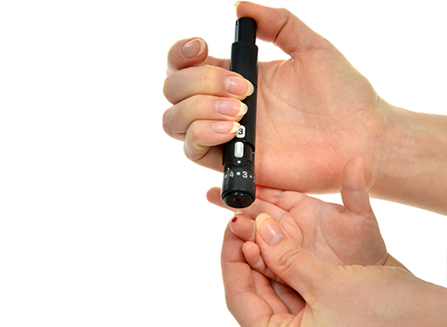 diabetes finger test